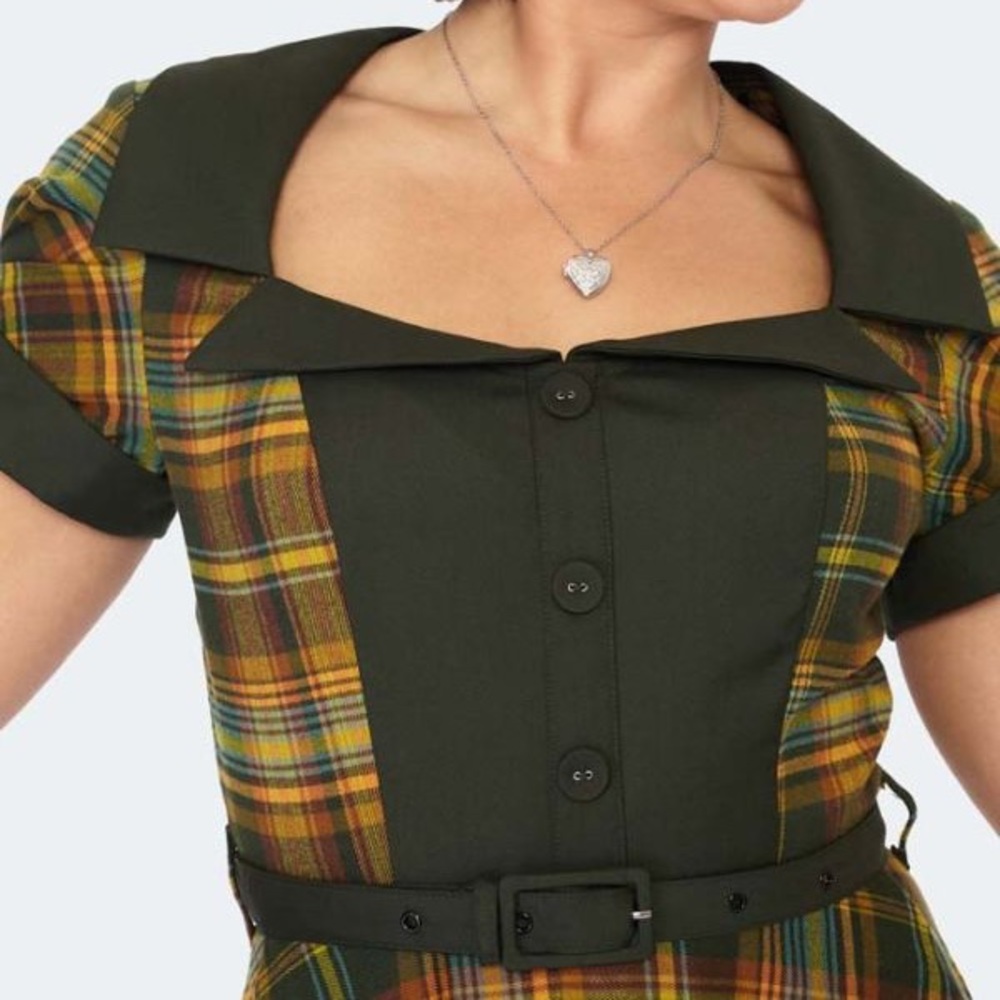 Voodoo Vixen Ella tartan dress - Picture 4 of 10